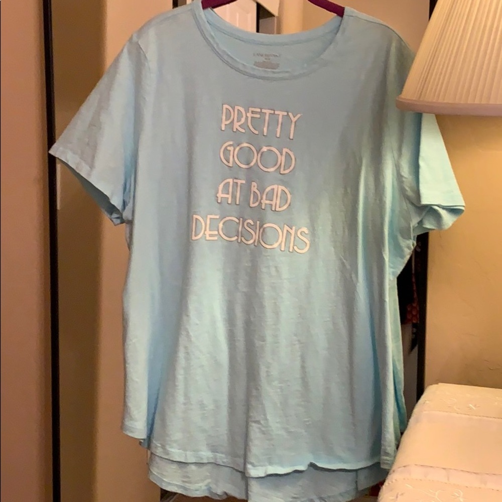 Light blue active top